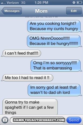  Funniest 'Damn You Auto Correct' 2013 - 2