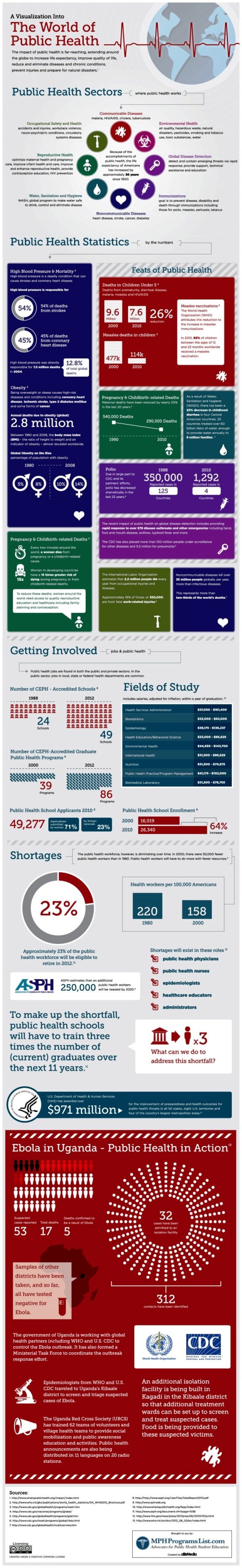 the world of public health #infographic
