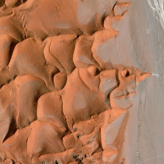The Namib Desert in Southern Africa