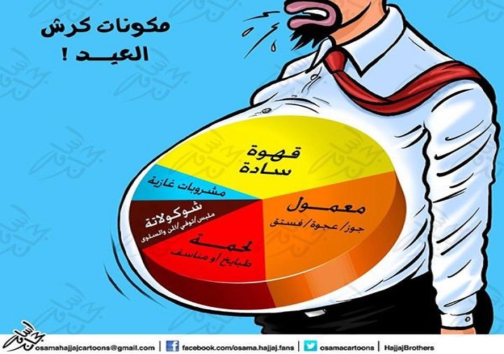 #كاريكاتير اسامة #حجاج #مضحك