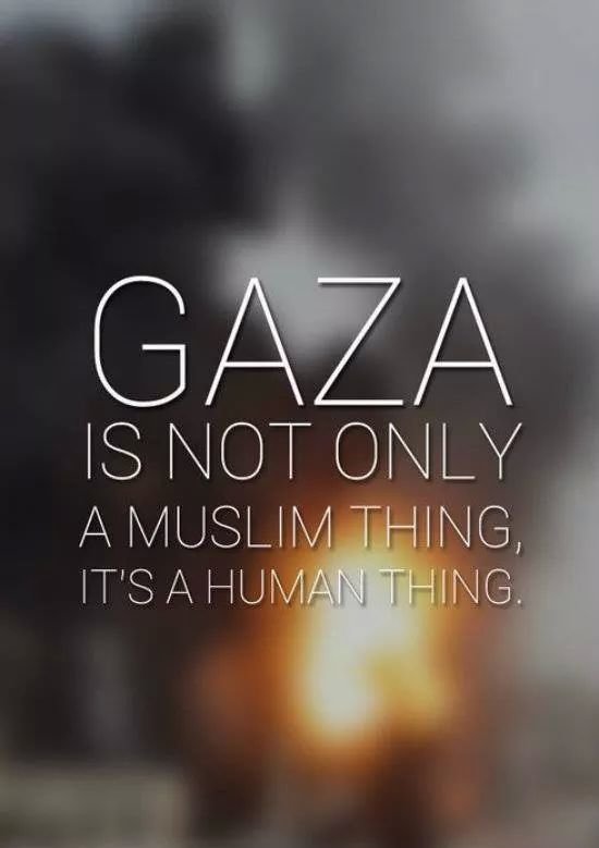 You don't have to be Muslim to care for Palestinians you just have to be a human with a heart #SaveGaza #FreePalestine #GazaUnderAttack Like