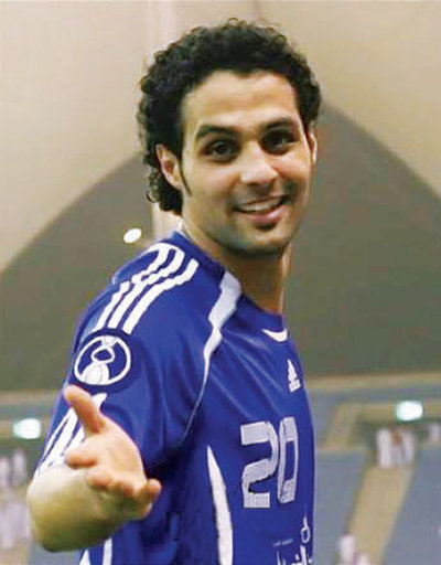 صورة لاعب نادي الهلال ياسر القحطاني