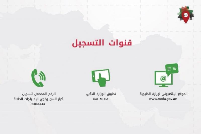 الامارات تطلق خدمة \"تواجدي\" للتعرف على اماكن وجود مواطنيها خارج الدولة وخدمتهم