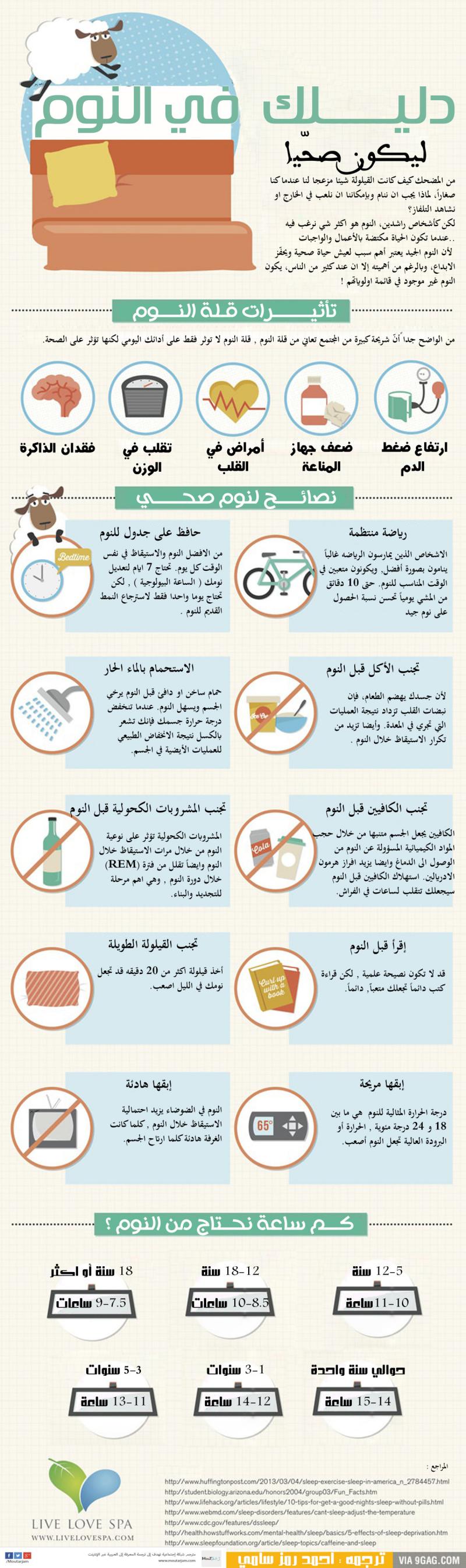 دليلك لنوم صحي #انفوجرافيك #صحة
