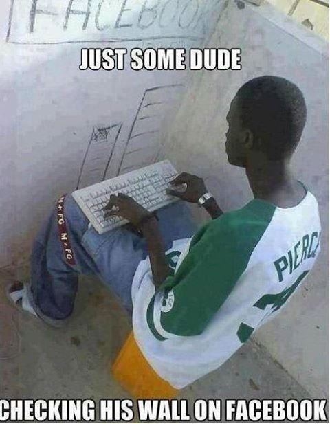 Checking the #Facebook WALL