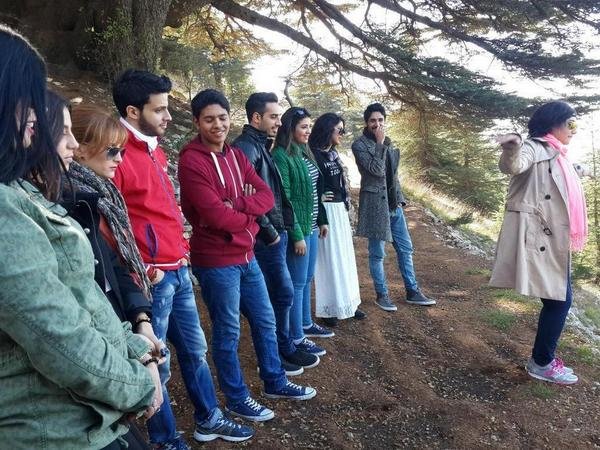 صورة: الطلاب في غابة الارز #StaracArabia #ستار_اكاديمي #خلي_نجمك_يلمع 