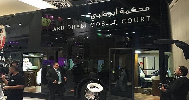 محكمة متنقلة في #أبوظبي