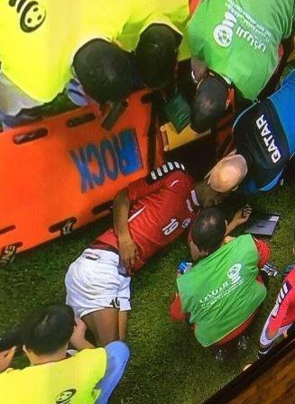 اللجنة المنظمة لـ #خليجي_22 ستكرم طبيب منتخب #قطر لمساهمته في إنقاذلاعب #اليمن الذي إبتلع لسانه.