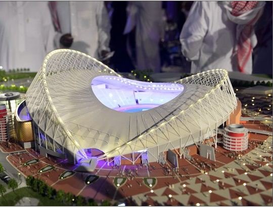  #قطر تطلق تصميم ملعب خليفة الدولي لاستضافة #مونديال_2022