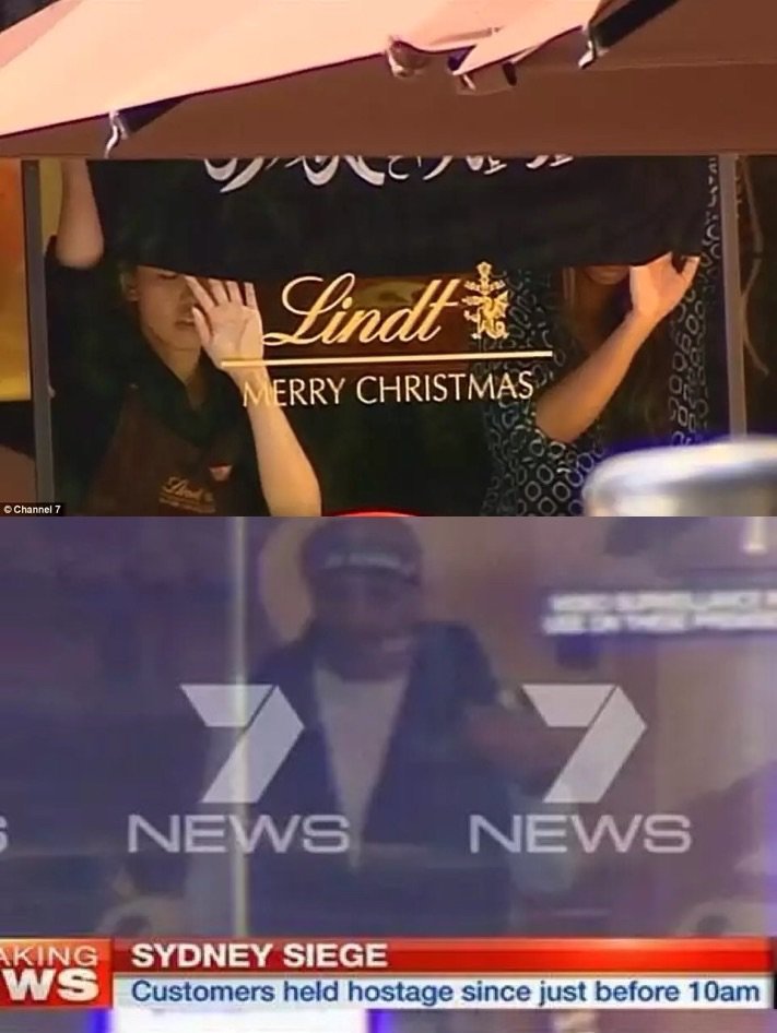 #داعش متهم حاليا في احتجاز الأسرى في سيدني داخل محل Lindt