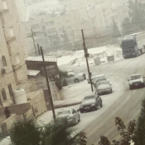 الثلوج في منطقة# ضاحية الأمير حسن #الاردن #رؤيا #عمان @RoyaTV #عاصفة_هدی صوره 1