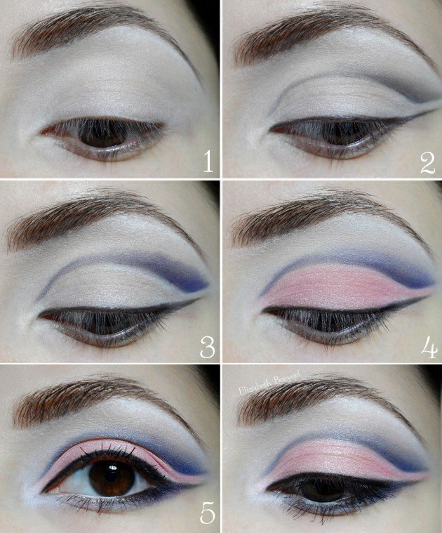 طريقة رسم #مكياج مبهر للعيون #مكياج صوره رقم 7
