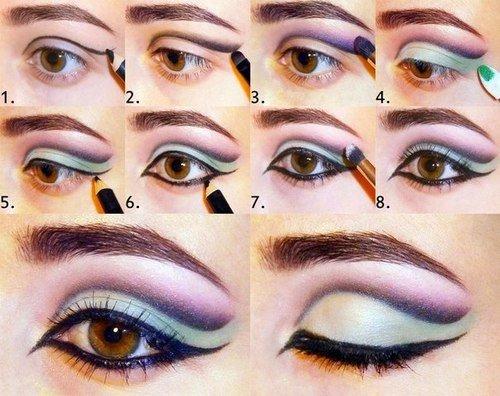 طريقة رسم #مكياج مبهر للعيون #مكياج صوره رقم 2