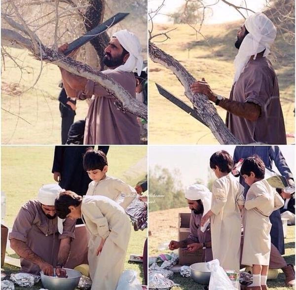 نشر الشيخ محمد بن راشد صوره #قديمة لسموه خلال رحلة عائلية برية #الامارات #دبي صوره رقم 1