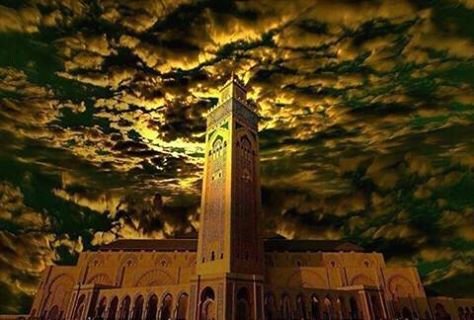 مسجد حسن الثاني يالرياط #المغرب