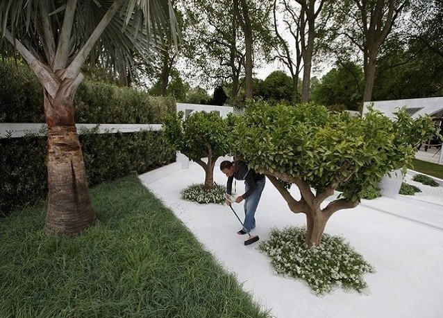 مصممة الحدائق الإماراتية كاميليا بنت زعل تفوز بالميدالية الفضية المذهبة، عن تصميم حديقة -جمال الإسلام- صورة ٢