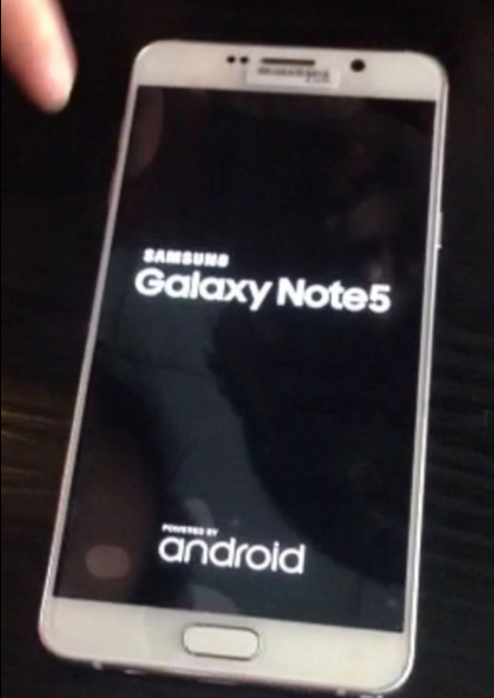 #خبر تسريب الصور الحية الأولى لمبايل Galaxy Note 5