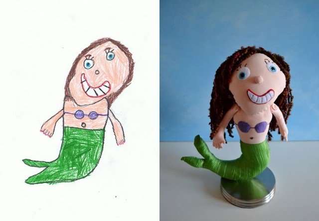 فنان يحول رسومات الصغار إلى ألعاب حقيقة #غرد_بصورة-صورة6