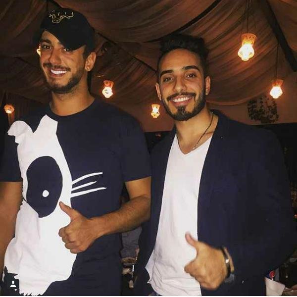 لقاء بين النجمين #ليث_أبو_جودة وسعد_مجرد في #الأردن #laithabujoda 