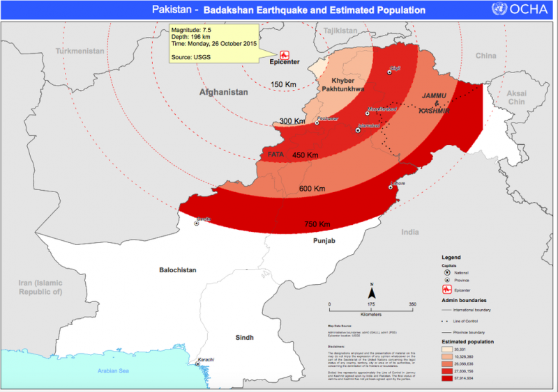 المناطق تحت الأثر القاتل لزلزال شرق آسيا قبل قليل #Earthquake