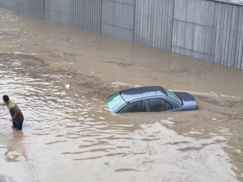 أمطار غزيرة في #عمان #الاردن #عمان_تغرق -21