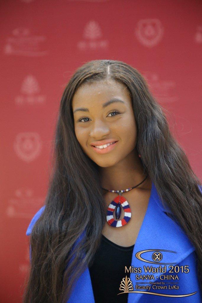 المرشحة في مسابقة #ملكة_جمال العالم 2015 من #غينيا Mama Aissata DIALLO