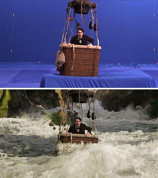 كيف تغير مؤثرات الأفلام الصورة من الاستديو لكما تراها على الشاشة - Oz the great and powerful