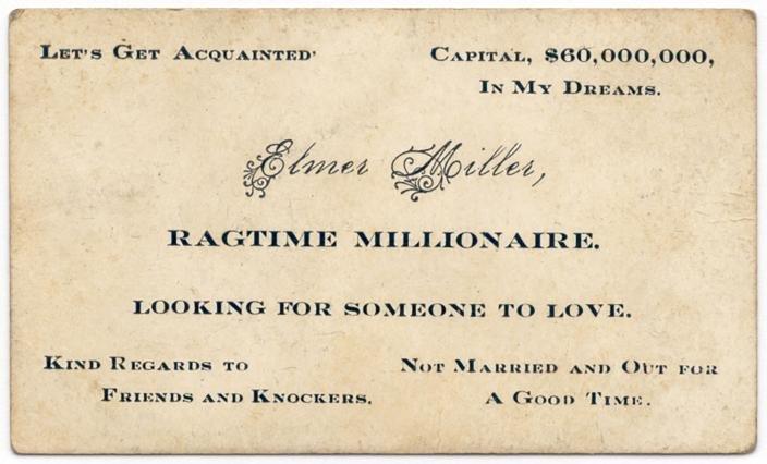old-fashioned escort cards from the 19th century - 7