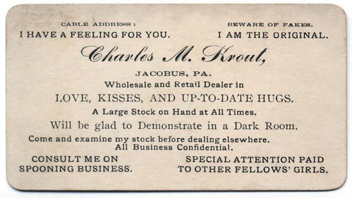 old-fashioned escort cards from the 19th century - 9