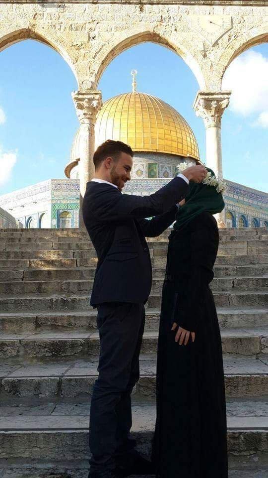 عقد قران في باحات #المسجد_الأقصى #القدس #فلسطين - صورة ٢