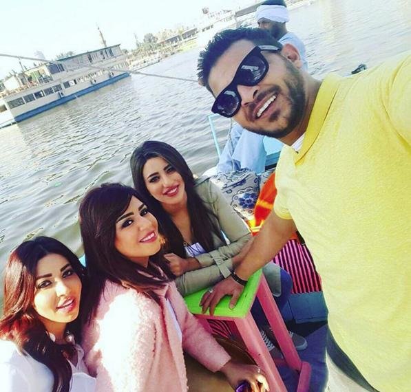 صوره جديده ل هايدي في رحلة عالنيل مع شاهيناز ومحمد رشاد وشيماء #HaidyMoussa #هايدي_موسى