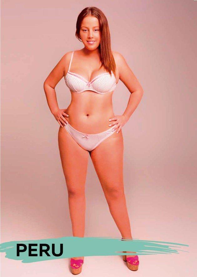 صورة لنفس الفتاة تم تعديلها باستخدام #الفوتوشوب لتعكس مقاييس الجمال في ١٧ دولة - صورة ٩