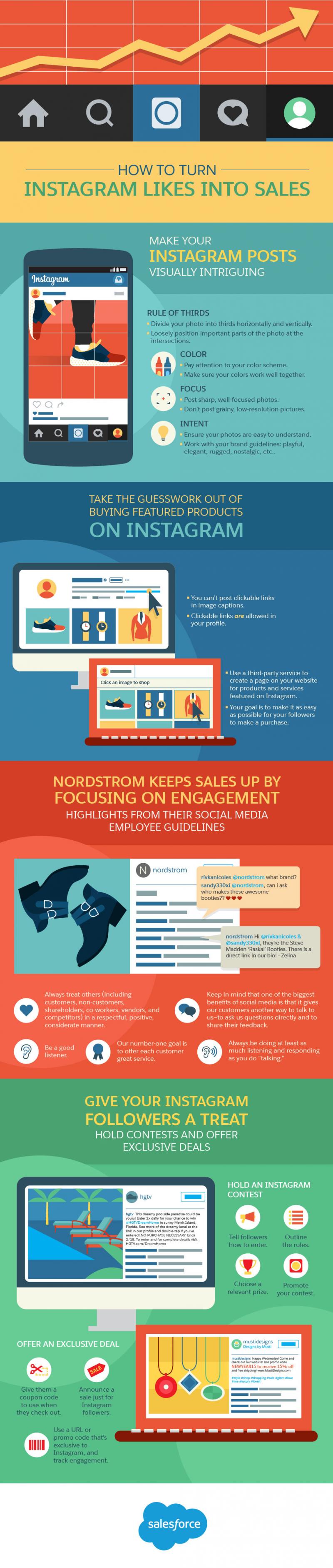The Art of Turning Instagram Likes Into Sales #SMM #Infographic