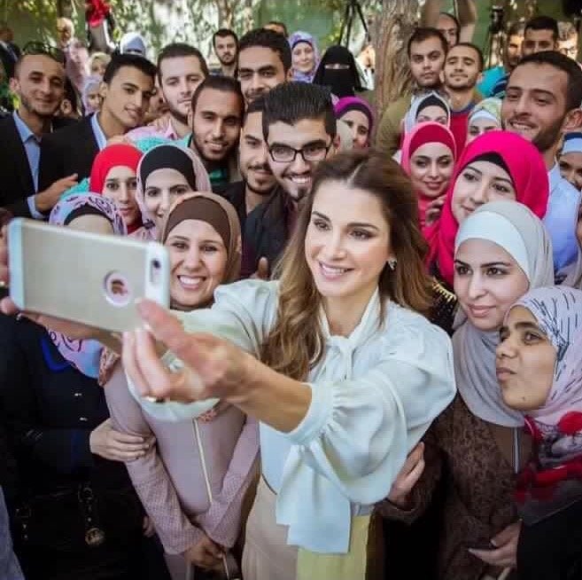 جلالة الملكة #رانيا_العبدالله في صورة مميزة