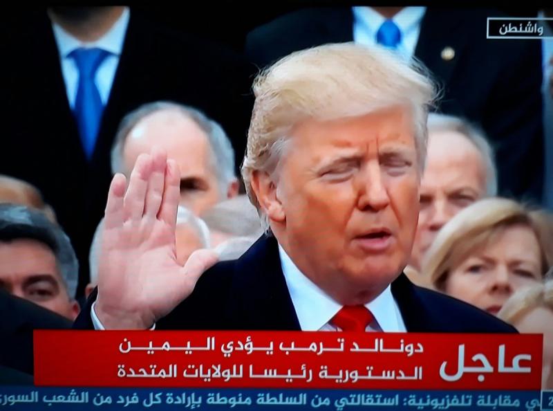دونالد #ترامب رسميا الرئيس 45 للولايات المتحدة