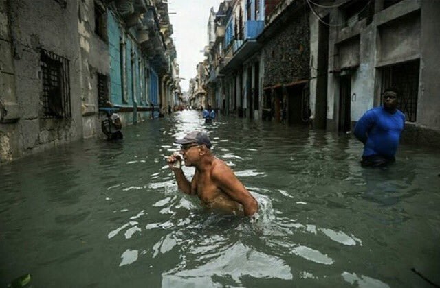 آثار إعصار #إيرما #irma في #هافانا #كوبا - صورة 1