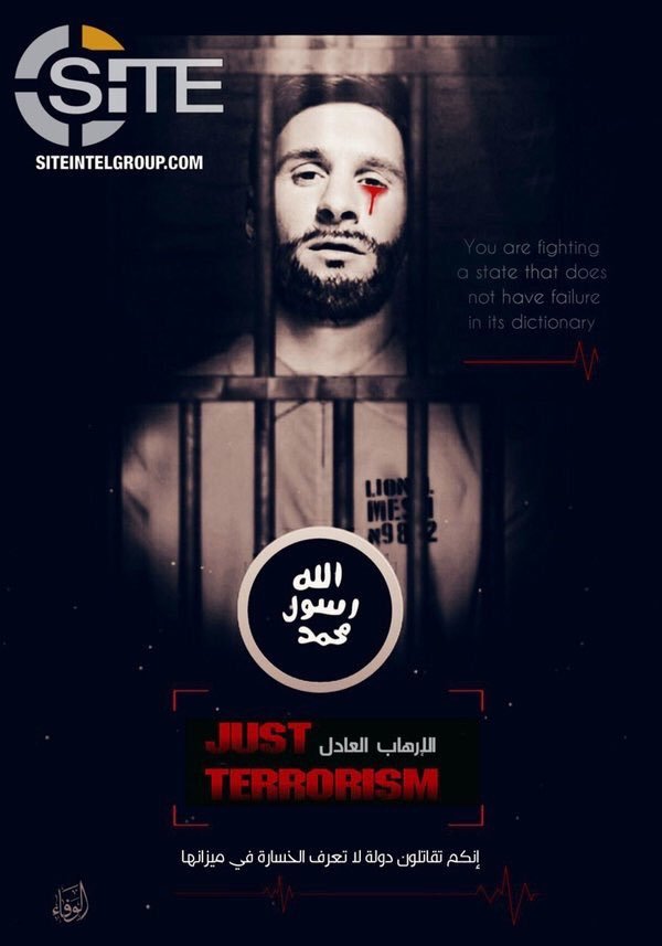 تنظيم #داعش الإرهابي يهدد #Messi و مونديال #روسيا #كأس_العالم #ميسي