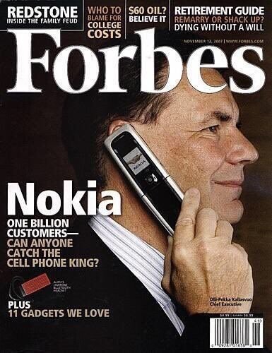 قبل ١٠ سنوات فقط كان لشركة #Nokia مليار مستخدم حول العالم