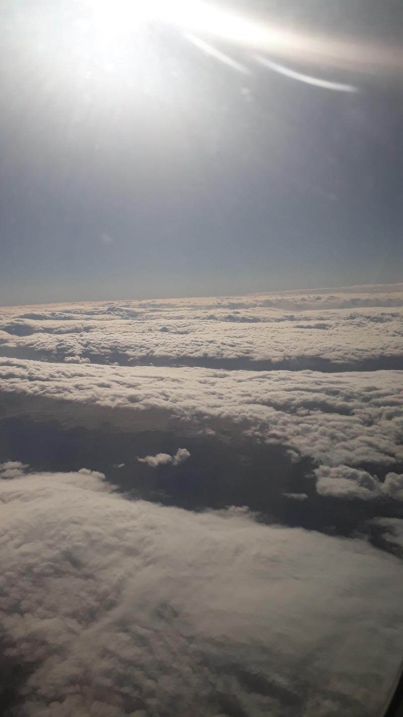 صورة حصرية للغيوم فوق مدينة #عمان في #الأردن قبل قليل