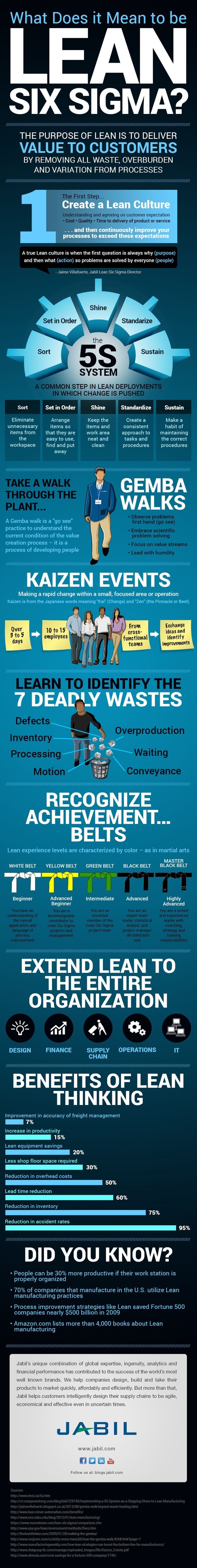 What is lean six sigma #Infographic