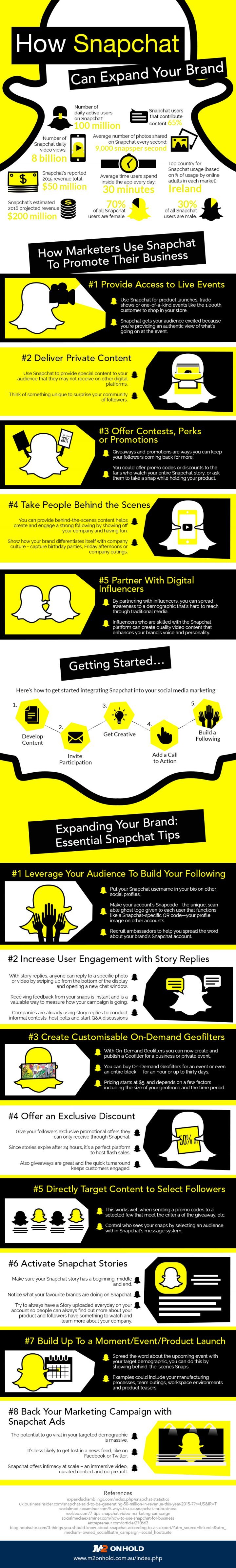 How #Snapchat Can Expand Your Brand #SMM #Infographic #Social_Media