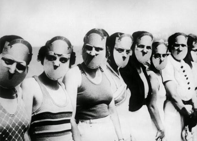 The participants of the Miss Lovely Eyes competition in Florida held in 1930 #History