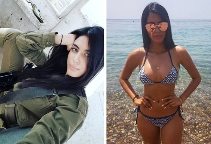 مجندات جيش الإحتلال الإسرائيلي بالزي العسكري و بملابس البحر #بكيني #Bikini #بنات #فلسطين #إسرائيل - صورة ١٥