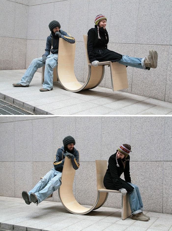 مقاعد عامة بتصاميم غريبة #فن - صورة ٧