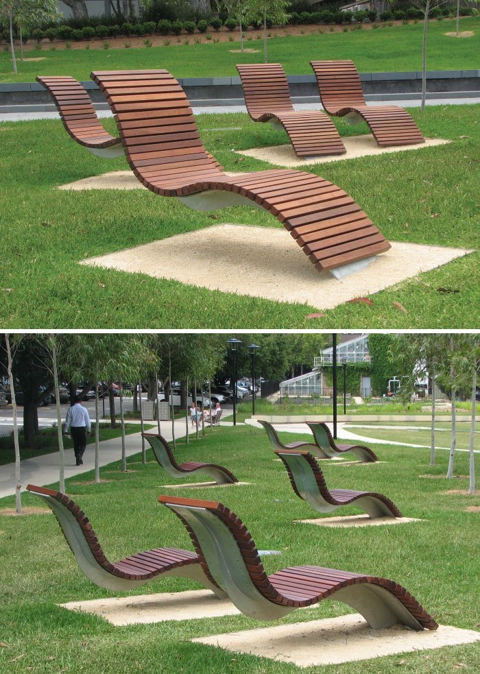 مقاعد عامة بتصاميم غريبة #فن - صورة ١٤
