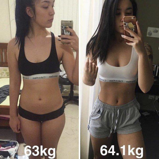 37 صورة تثبت أن الوزن الأقل وحده ليس دليل على الرشاقة #تخسيس #بنات #صحة - صورة 4