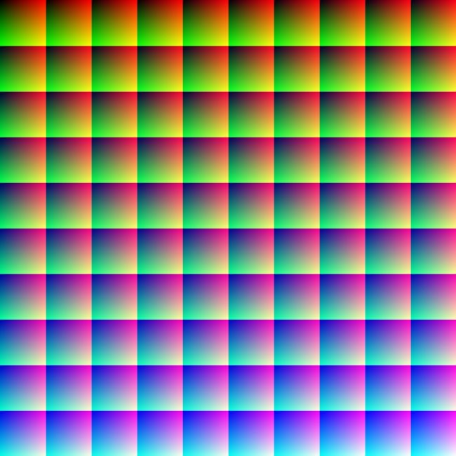 25 شيء ربما تشاهدها لأول مرة - مربع يحتوي على مليون لون One million colors