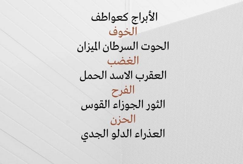 العواطف و #الأبراج #برج_الجوزاء ‎#برج_الحمل‎ #برج_الميزان ‎#برج_الثور ‎#برج_العقرب ‎#برج_الحوت ‎#برج_الأسد ‎#برج_القوس‎ #برج_الدلو ‎#برج_العذراء ‎#برج_السرطان ‎#برج_الجدي