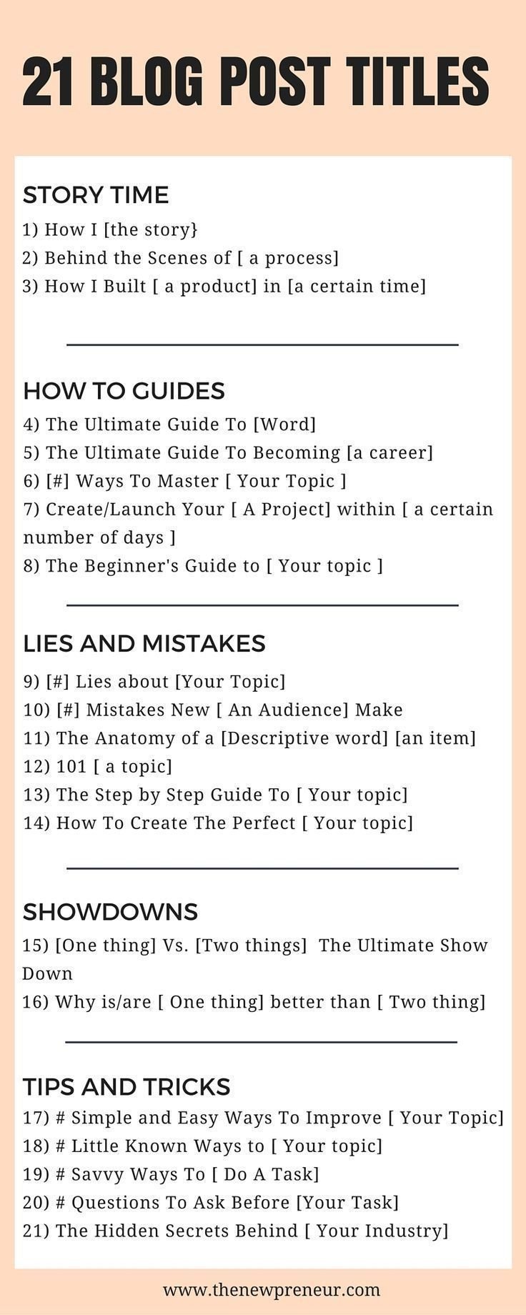 Eye catching blog titles #SMM #Infographic