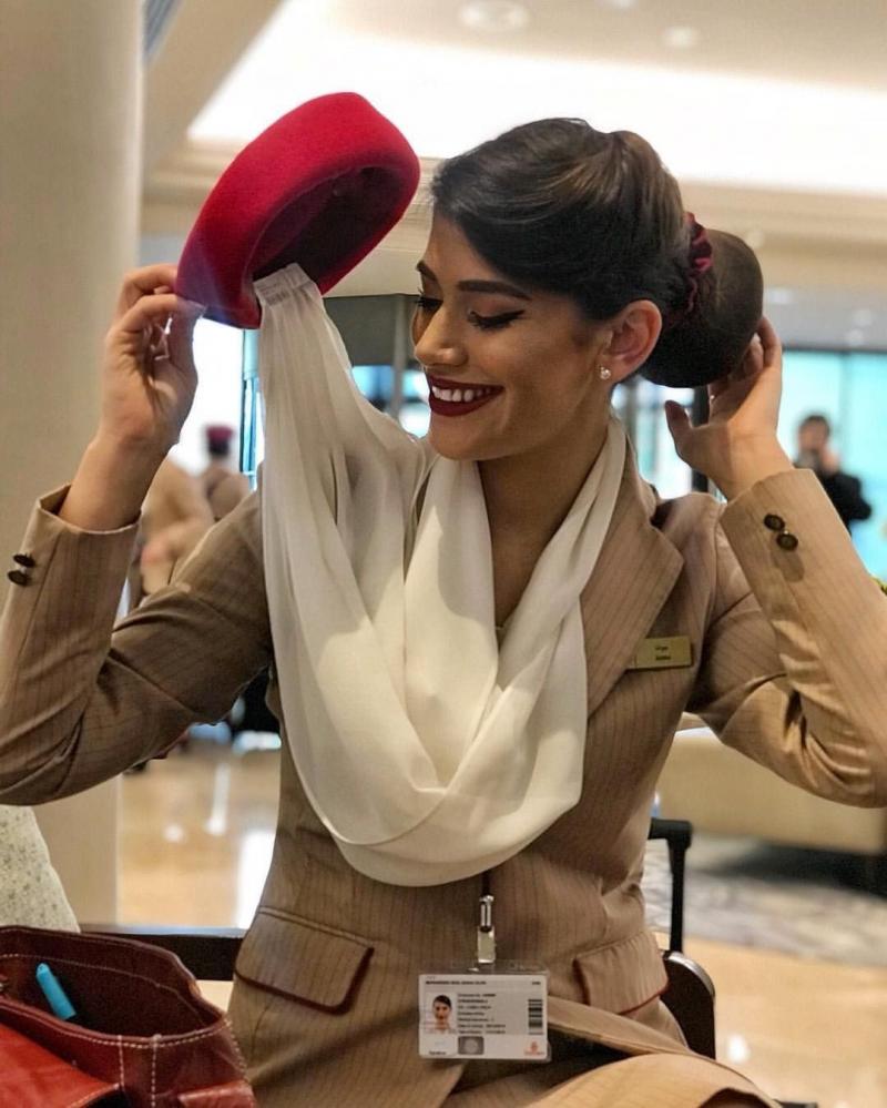 ٢٤ صورة لمضيفات طيران #الإمارات @emirates #بنات - صورة ١٨